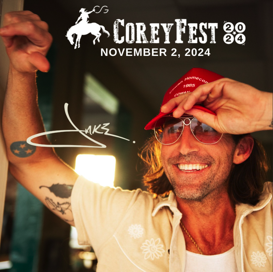 CoreyFest 2024 Jake Owen announcement graphic