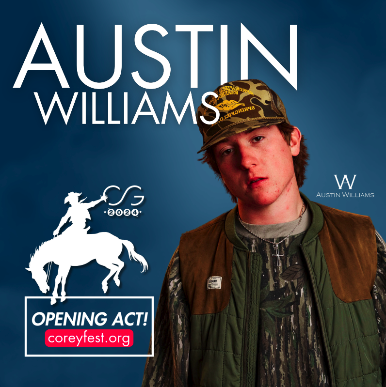 Austin Williams Opening Act announcement for CoreyFest 2024